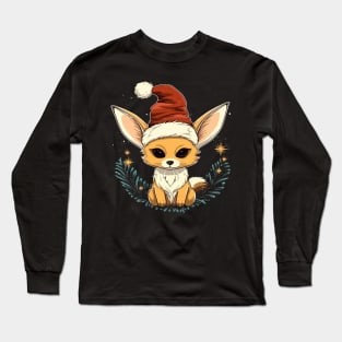 Fennec Fox Christmas Long Sleeve T-Shirt